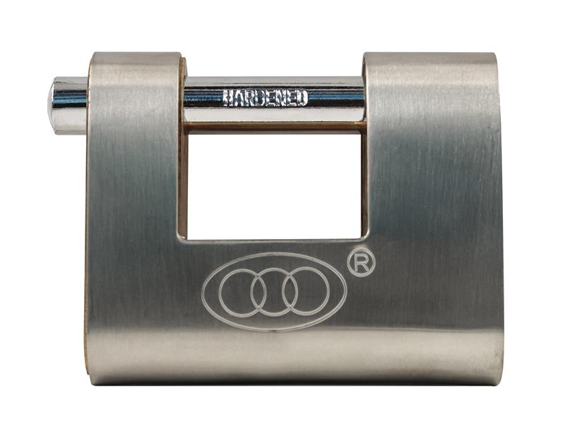 FAIPLB80SHUT - Brass Shutter Padlock 80mm