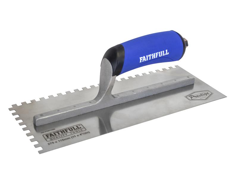 FAIPTNT11SS - Prestige Notched Trowel 275 x 115mm (11 x 4.1/2in) 6mm Notch