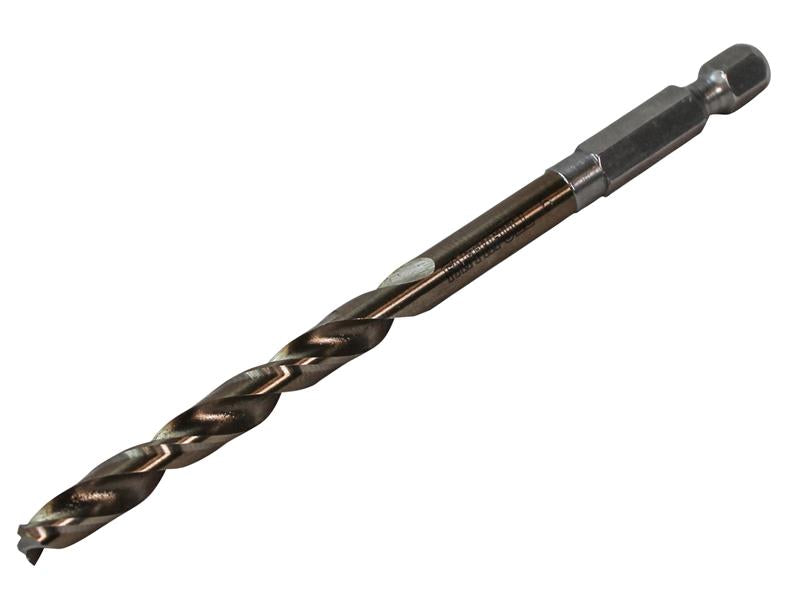 FAIQC600C - HSSE M35 Cobalt Quick-Change Impact Drill Bit 6.0mm OL:109mm WL:57mm