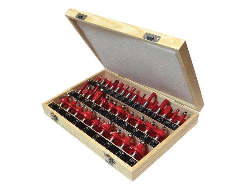 FAIRBS35 - 1/2in TCT Router Bit Set, 35 Piece