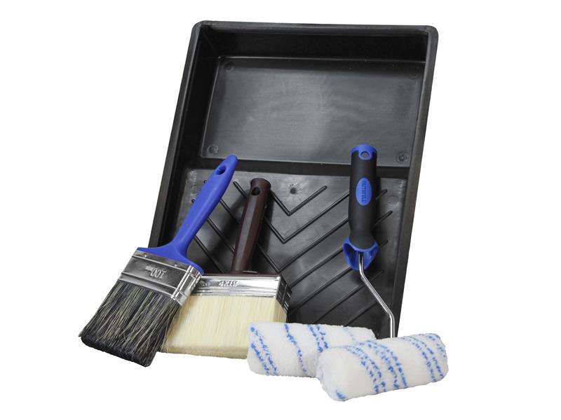 FAIRKITWOOD - Wood Care Paint Brush & Roller Kit, 6 Piece