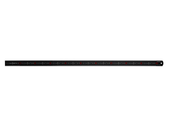 FAIRUL1000MB - Matt Black Stainless Steel Measuring Rule 1000mm