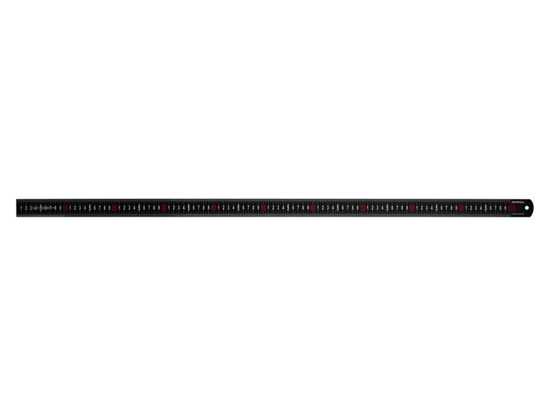 FAIRUL1000MB - Matt Black Stainless Steel Measuring Rule 1000mm