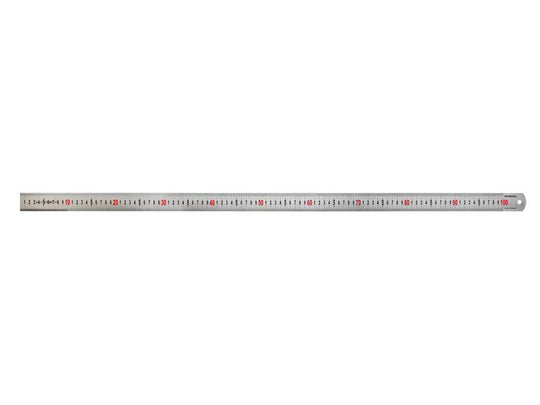FAIRUL1000MS - Matt Silver Measuring Rule 1000mm