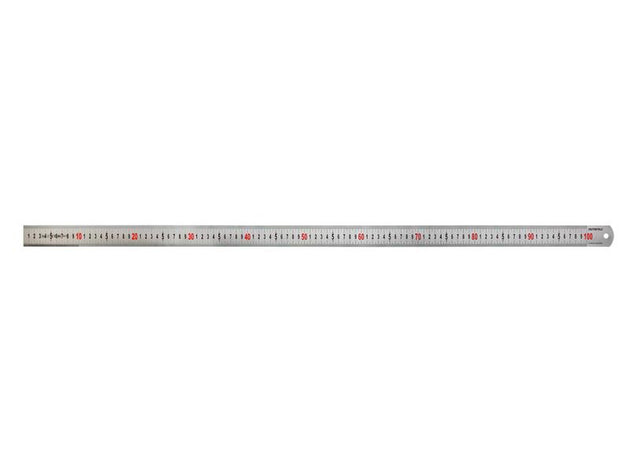 FAIRUL1000MS - Matt Silver Measuring Rule 1000mm