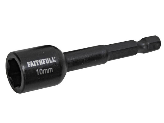 FAISBMNUT10I - Magnetic Impact Nut Driver 10mm x 1/4in Hex