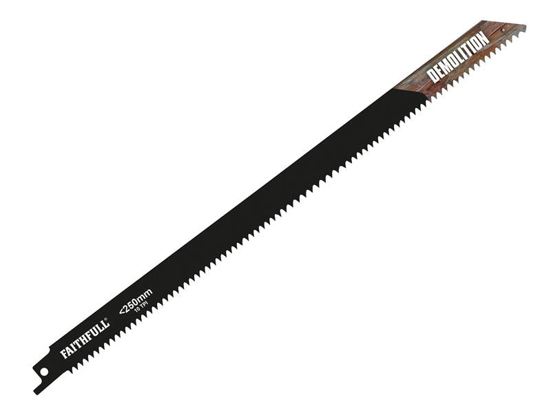 FAISBS1210HF - S1120HF Bi-Metal Sabre Saw Blade Demolition 300mm 10 TPI (Pack 5)