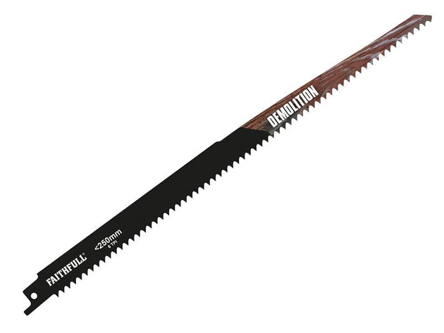 FAISBS1411DF - S1411DF Bi-Metal Sabre Saw Blade Demolition 300mm 6 TPI (Pack 5)