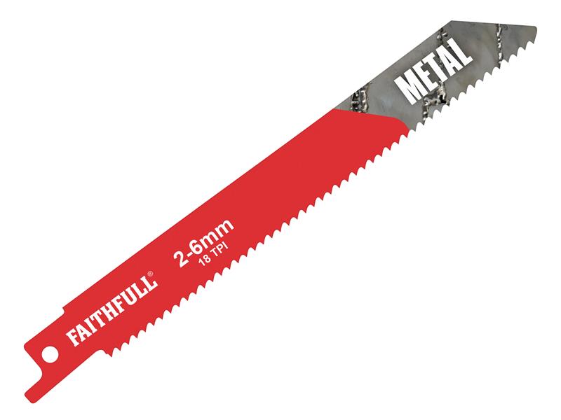 FAISBS918E - S918E Sabre Saw Blade Metal 150mm 18 TPI (Pack 5)