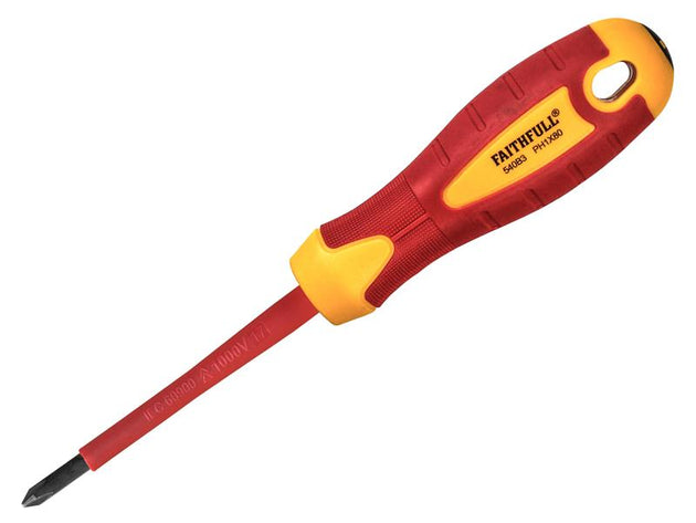 FAISDVDEPH1 - VDE Soft Grip Screwdriver Phillips Tip PH1 x 80mm