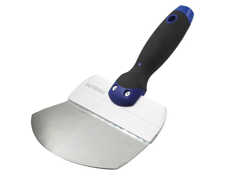 FAISGBUCKC - Soft-Grip Curved Blade Bucket Trowel 165mm (6.5in)