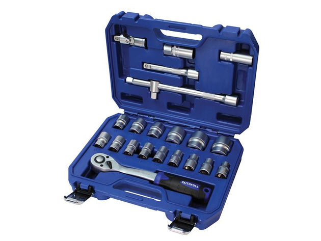 FAISOC1222MN - 1/2in Drive Socket Set, 22 Piece