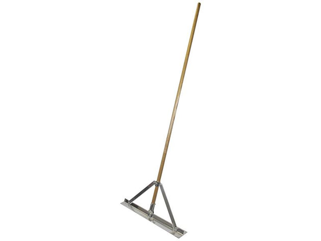 FAISPAZZLE - Aluminium Builder's Spazzle with Wooden Handle