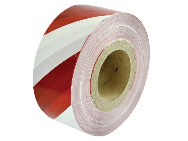 FAITAPEBARHD - Heavy-Duty Barrier Tape Red & White 70mm x 250m