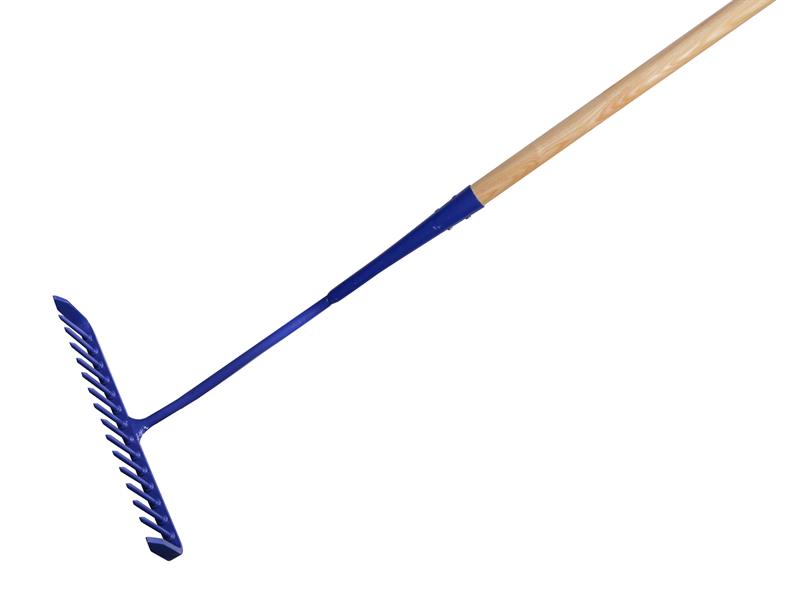 FAITAR - Tarmac Rake 16 Round Teeth - Wooden Handled