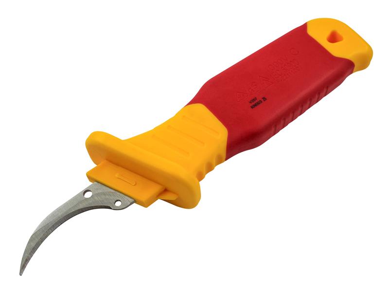 FAITKVDES - VDE Stripping Knife with Sickle Blade 205mm