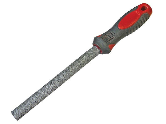 FAITLFILE - Carbide Tile File Half Round Soft Grip 150mm (6in)