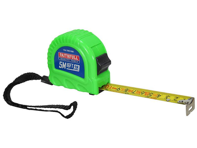 FAITM519MI - Twin Lock Tape Measure 5m/16ft (Width 19mm)