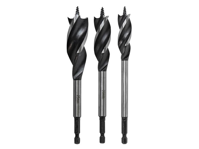 FAITPASET3PC - Tri-Point Speed Auger Bit Set, 3 Piece