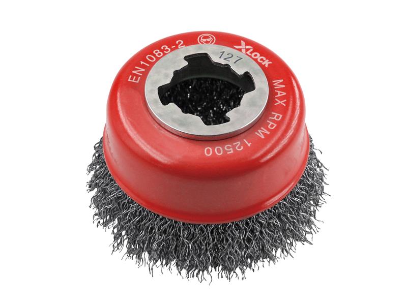 FAIWBC75XL - X-LOCK Wire Cup Brush 75mm M14x2, 0.30mm Steel Wire