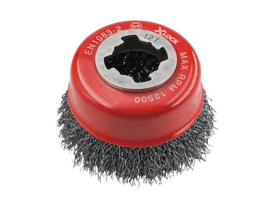 FAIWBC75XL - X-LOCK Wire Cup Brush 75mm M14x2, 0.30mm Steel Wire