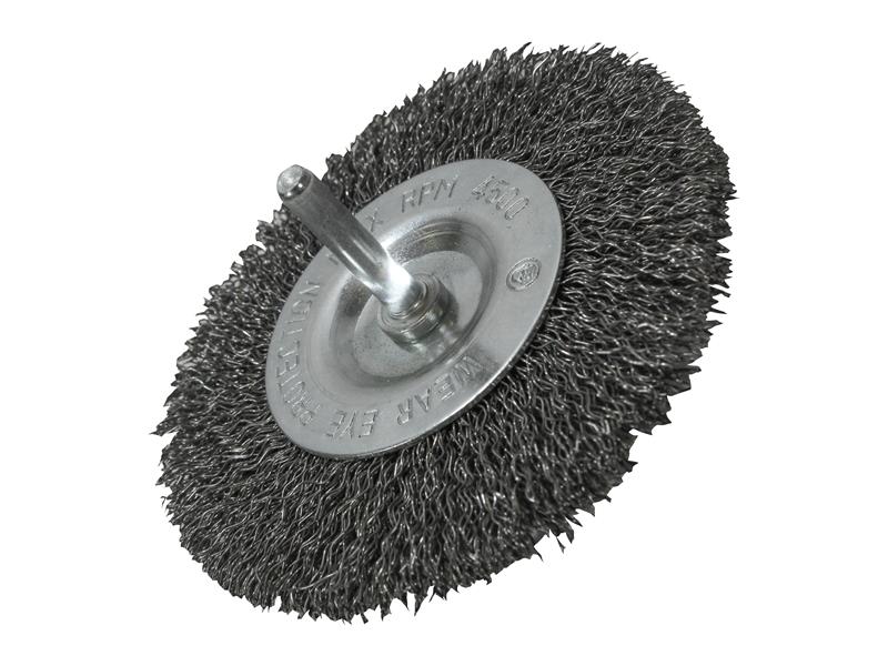 FAIWBS100C - Wire Brush 100mm x 6mm Shank, 0.30 Wire