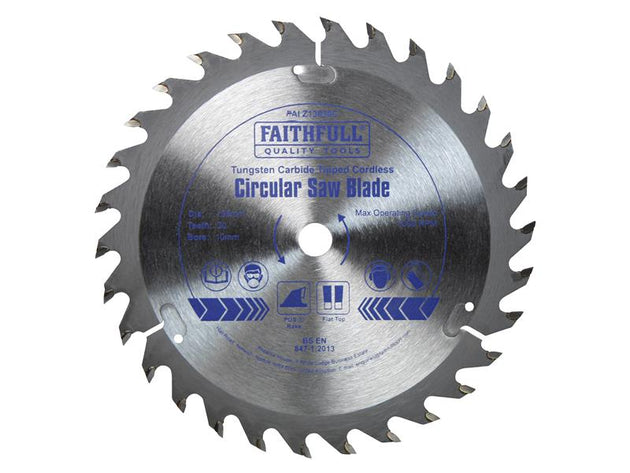 FAIZ13630C - TCT Cordless Trimsaw Blade 136 x 10mm x 30T POS