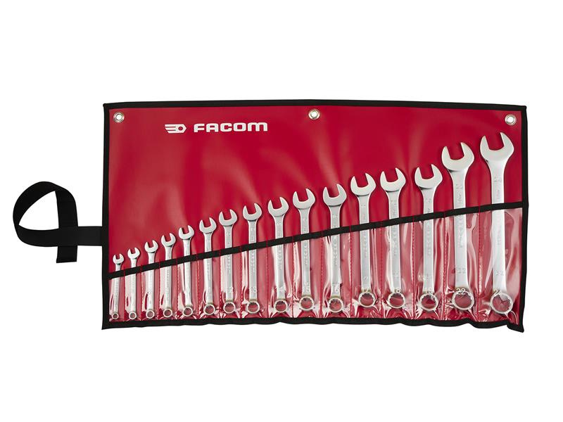 FCM40BJV16PB - 40B.JV16PB 40B Series Slim Metric Combination Spanner Set, 16 Piece