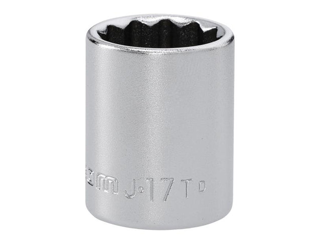 FCMJ17T - J.17T 12 Point Standard Socket 3/8in Drive 17mm