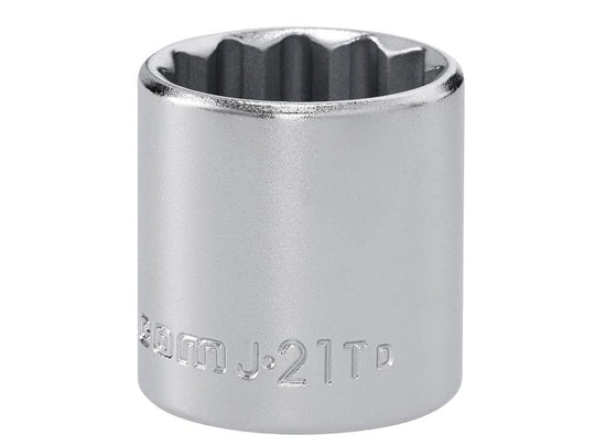 FCMJ21T - J.21T 12 Point Standard Socket 3/8in Drive 21mm