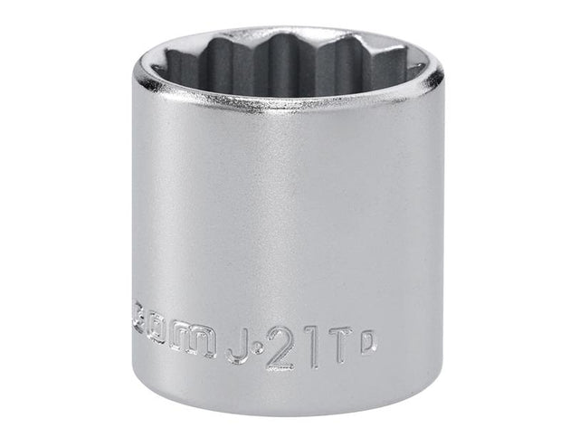 FCMJ21T - J.21T 12 Point Standard Socket 3/8in Drive 21mm
