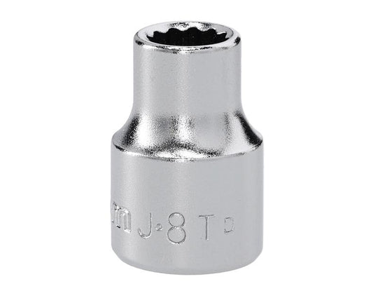 FCMJ8T - J.8T 12 Point Standard Socket 3/8in Drive 8mm