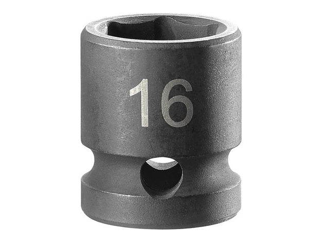 FCMNSS16A - 6-Point Stubby Impact Socket 1/2in Drive 16mm