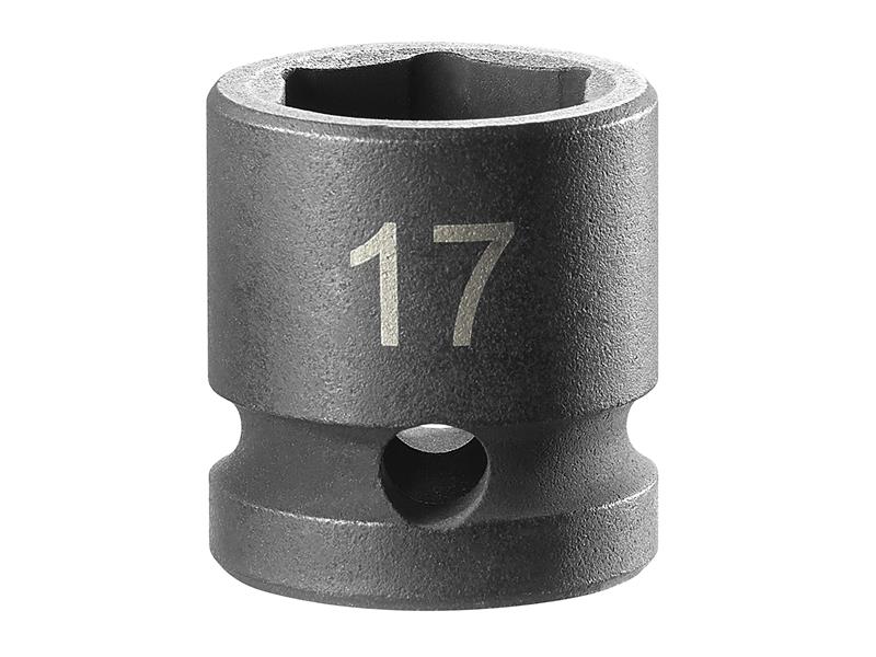 FCMNSS17A - 6-Point Stubby Impact Socket 1/2in Drive 17mm