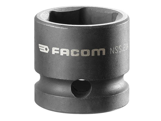 FCMNSS21A - 6-Point Stubby Impact Socket 1/2in Drive 21mm