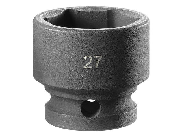 FCMNSS27A - 6-Point Stubby Impact Socket 1/2in Drive 27mm