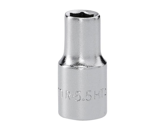 FCMR55HT - R.5.5HT 6 Point Standard Socket 1/4in Drive 5.5mm