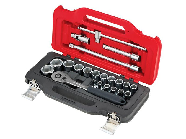 FCMSL151EP22 - 1/2in Drive Socket Set, 22 Piece