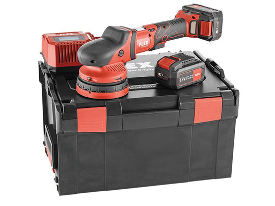 FLX465070 - XCE 8125 18.0-EC Random Orbital Polisher 18V 2 x 5.0Ah Li-ion