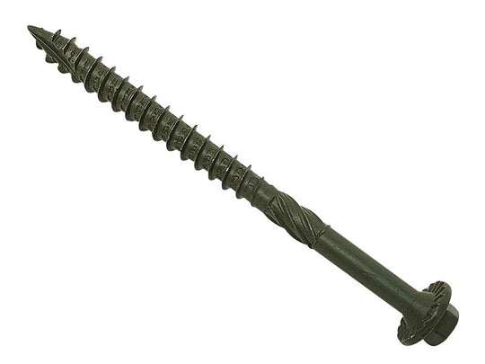 FOR20TF100 - Timber Fixing Screws Green Treated 6.3 x 100mm Bag 20