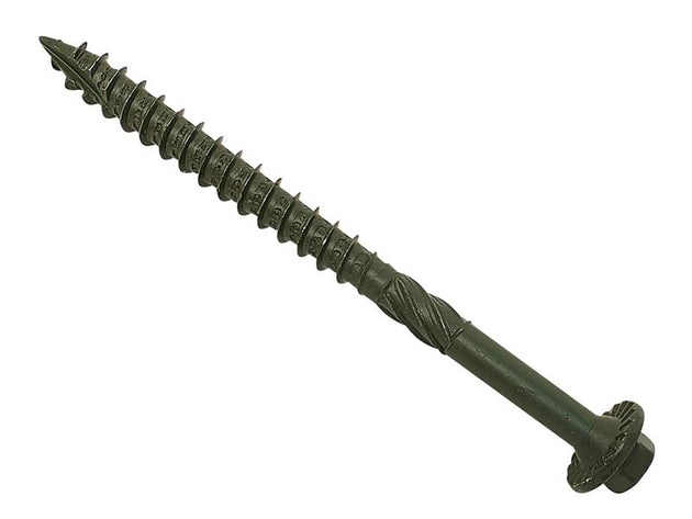 FOR20TF100 - Timber Fixing Screws Green Treated 6.3 x 100mm Bag 20