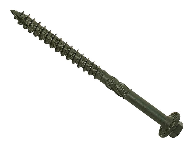 FOR20TF87 - Timber Fixing Screws Green Treated 6.3 x 87mm Bag 20