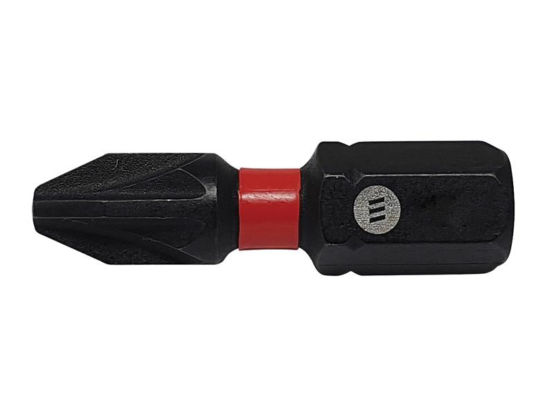 FORFFPZ325 - ForgeFast Pozidriv Compatible Impact Bit PZ3 x 25mm (Card 2)