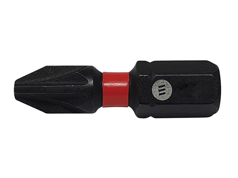 FORFFPZ425 - ForgeFast Pozidriv Compatible Impact Bit PZ4 x 25mm (Card 2)