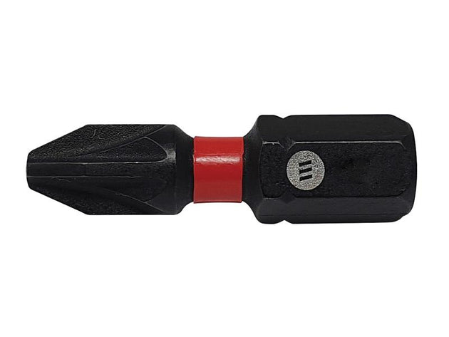 FORFFPZ425 - ForgeFast Pozidriv Compatible Impact Bit PZ4 x 25mm (Card 2)