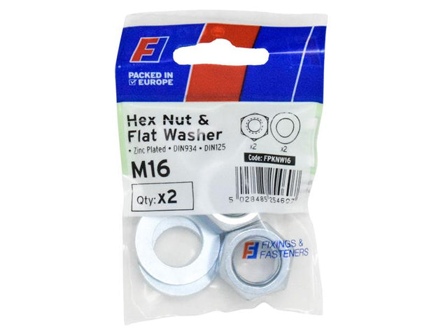 FORFPKNW16 - Nut & Washer M16 ForgePack 2