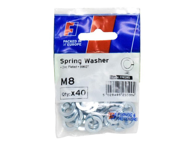 FORFPKSW8 - Spring Washer M8 ForgePack 40
