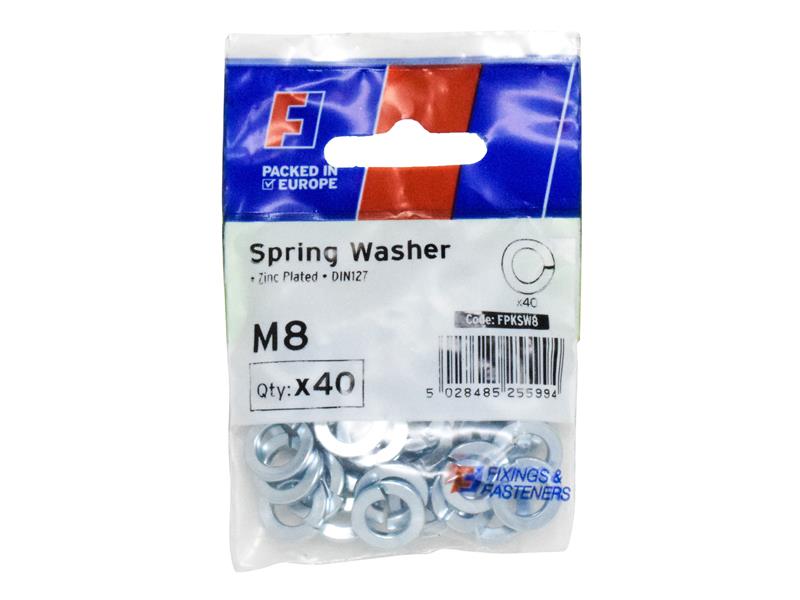 FORFPKSW8 - Spring Washer M8 ForgePack 40