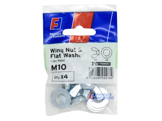 FORFPKWNW10 - Wing Nut & Washer M10 ForgePack 4
