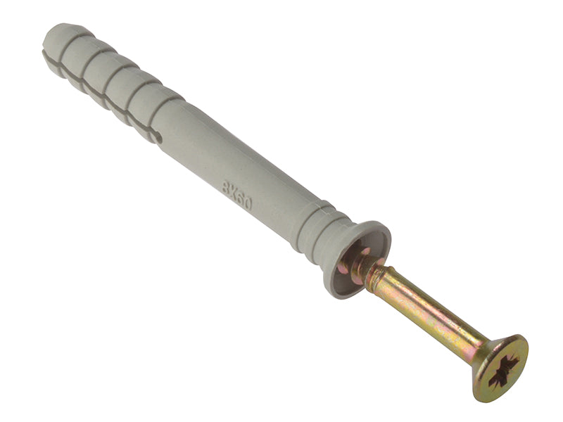 FORHF860M - Hammer Fixing & Plug M8 x 60mm Bag 10